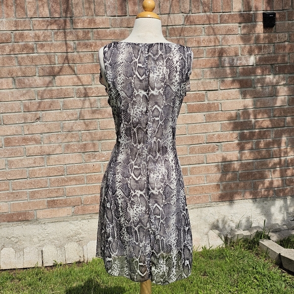Rancho Estancia python print ruffle summer dress - Picture 4 of 5